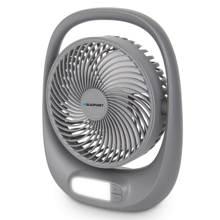 Blaupunkt Fan, Portable, 1800 mAh Rechargeable, USB, 3 speeds, Gray, APF301