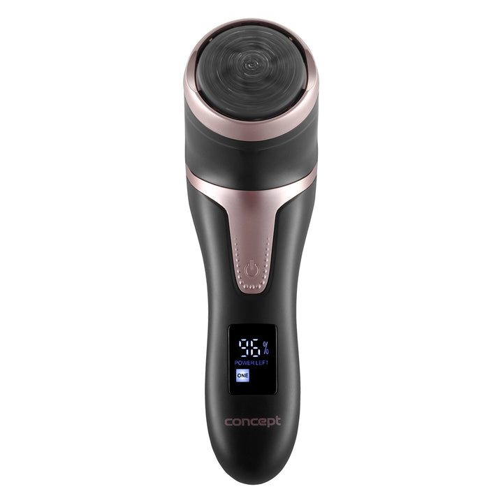 Concept PN3020 Electric Callus Remover with Vacuum LCD Display Waterproof 3 Replacement Heads 2 Speeds Feet Heel File Pedicure USB Rechargeable