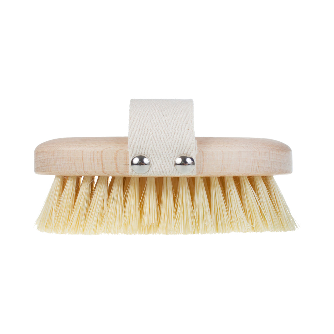 Starmann rectangular body massage brush beech wood fiber tampico 5/010K