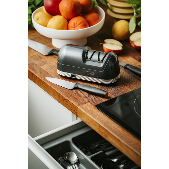 Adler electric knife sharpener, 60W power, 2-stage system AD 4508
