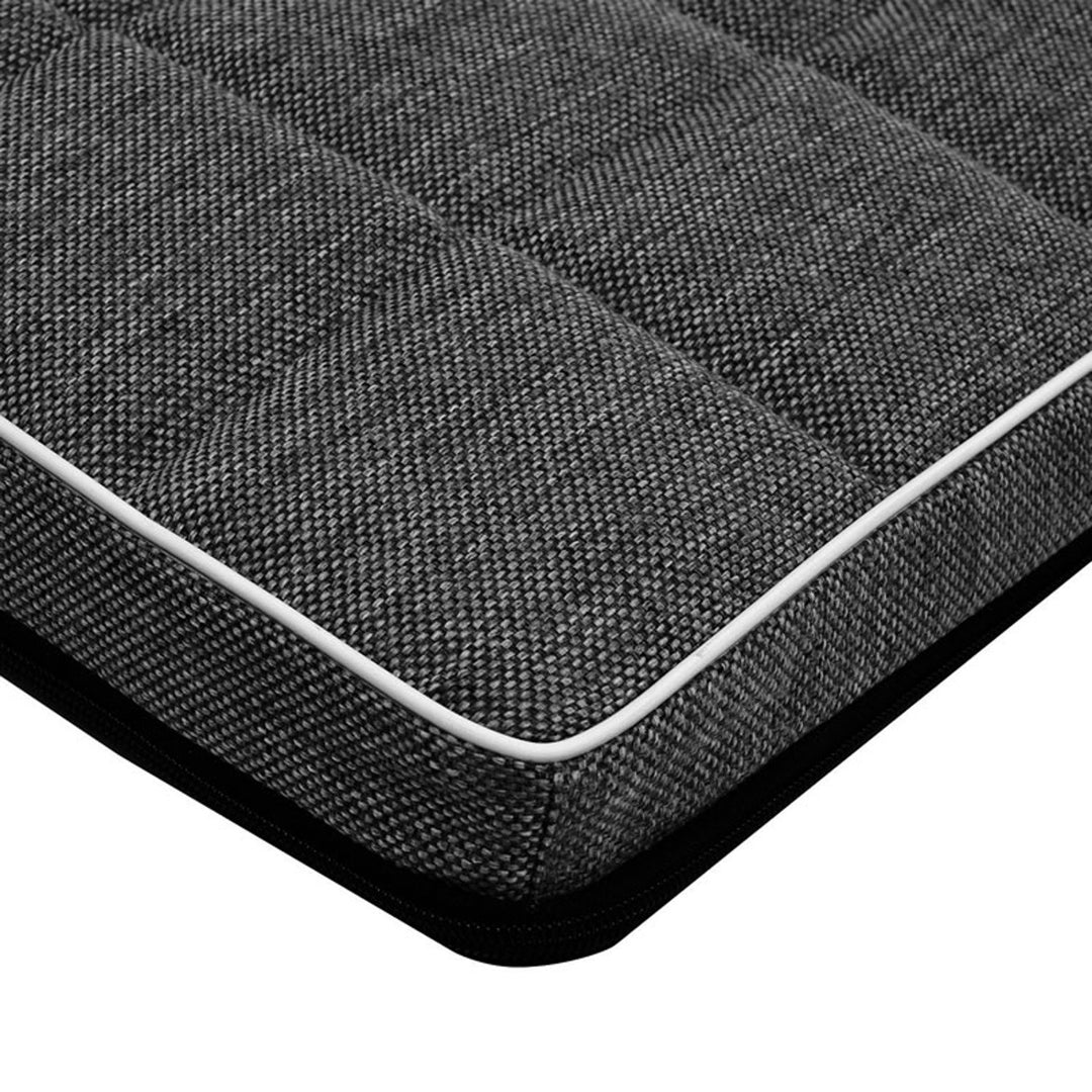 Mestizo dog mattress, 65x50 cm, dark grey, Leon Checked MLCH-5-STE-W-S