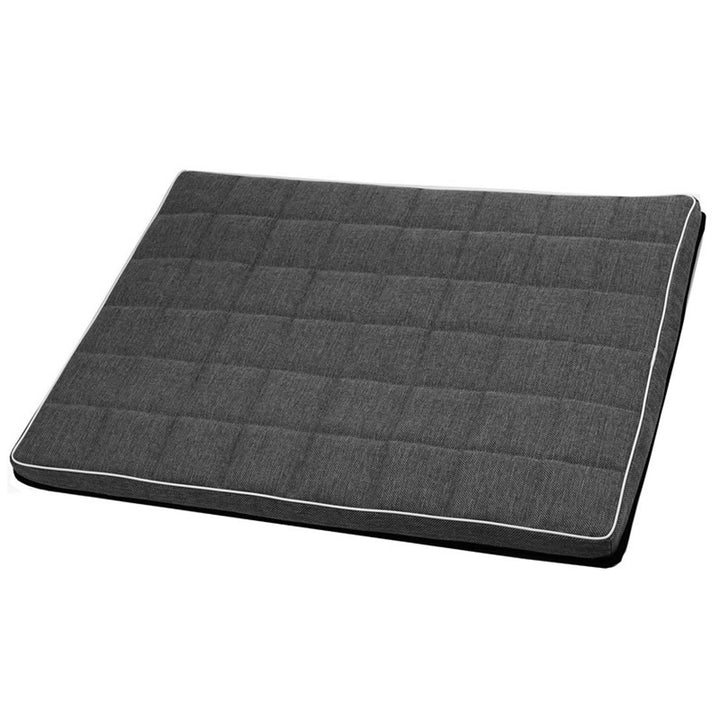 Mestizo dog mattress, 65x50 cm, dark grey, Leon Checked MLCH-5-STE-W-S