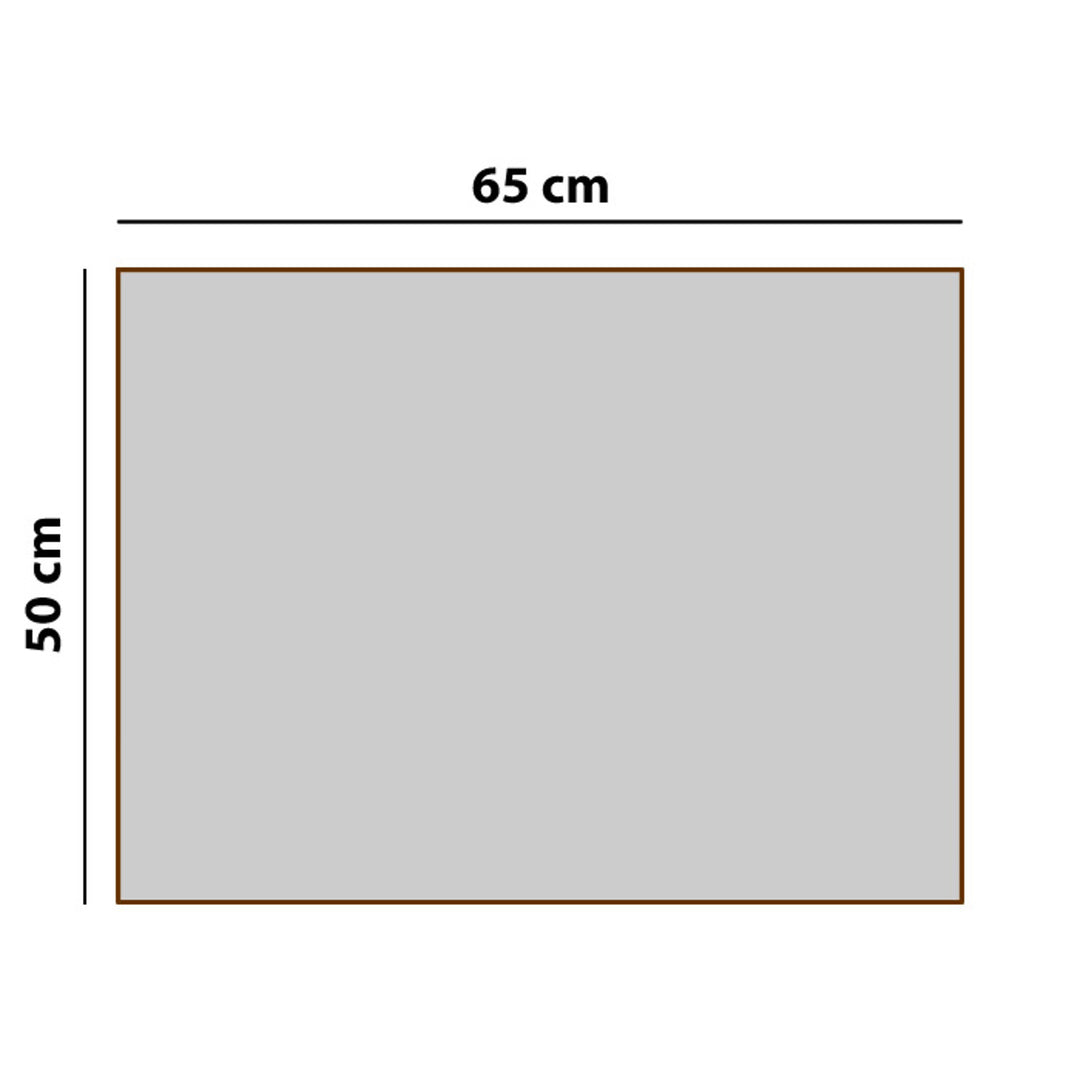 Mestizo dog mattress, 65x50 cm, dark grey, Vigo Standard MV-5-STE-W-S