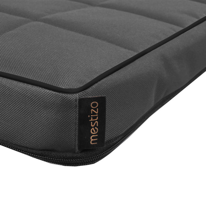 Mestizo dog mattress, 65x50 cm, dark grey, Vigo Checked MVCH-5-STE-B-S