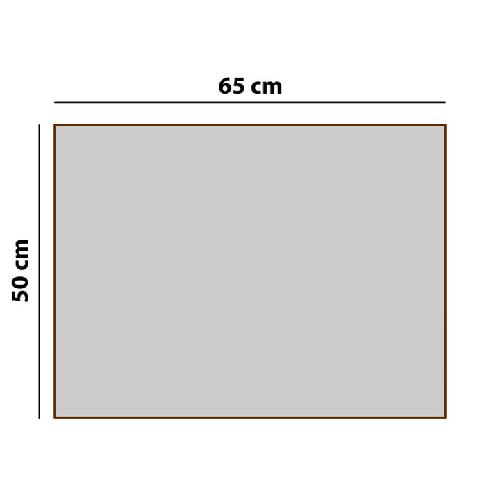 Mestizo dog mattress, 65x50 cm, brown, Vigo Checked MVCH-5-BRO-B-S