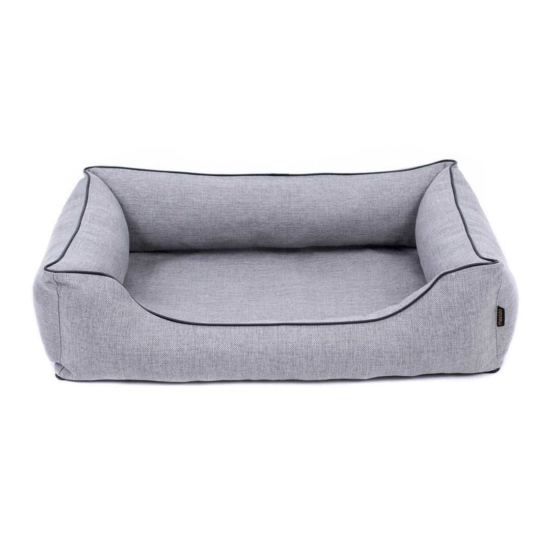 Deluxe Orthopedic Mestizo Pet Lair, 65x50cm, Light Grey - Superior Comfort and Style in Mallorca, Model SMO-GRA-B-1