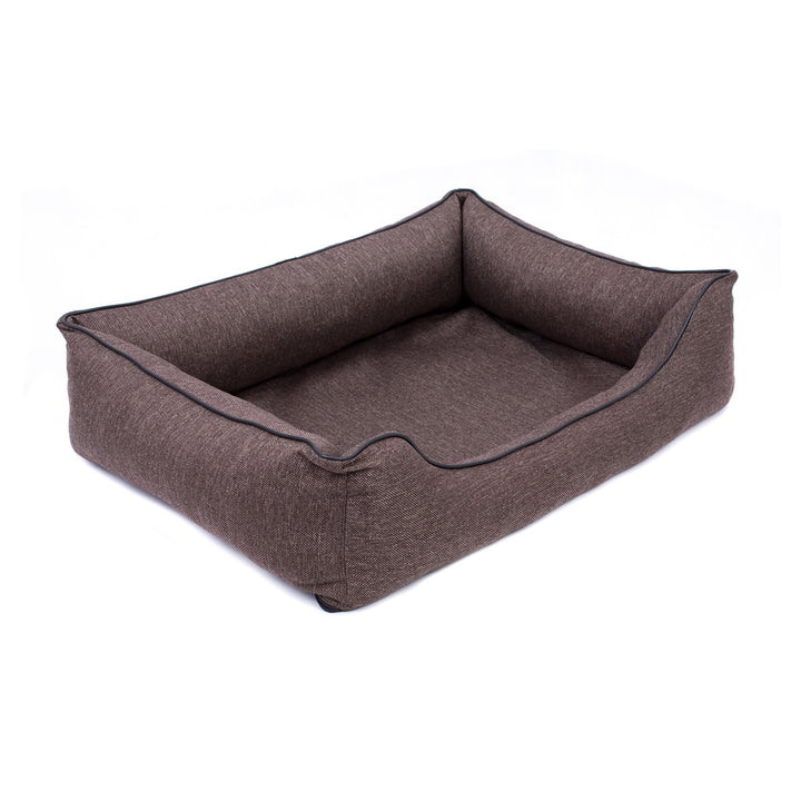 Exquisite Orthopedic Mestizo Pet Lair, 65x50cm, Rich Brown - Ultimate Comfort and Style in Mallorca, Model SMO-BRO-B-1