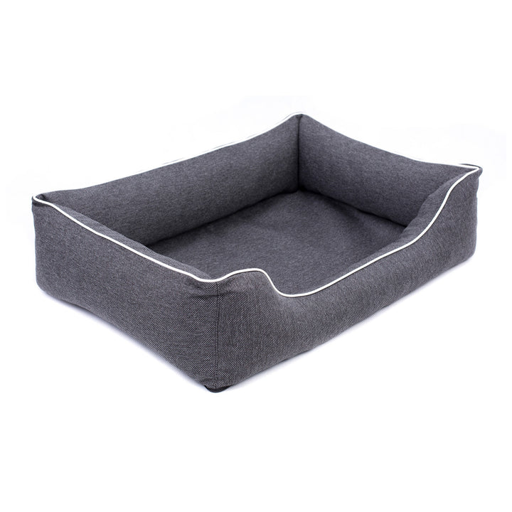 Premium Orthopedic Mestizo Pet Lair, 80x60cm, Dark Grey - Superior Comfort and Contemporary Elegance for Your Furry Companion in Picturesque Mallorca, Model SMO-STE-W-2