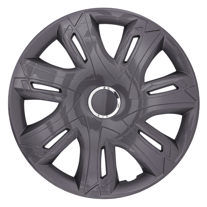 NRM Supernova 16" universal hubcap graphite lacquered 1 piece