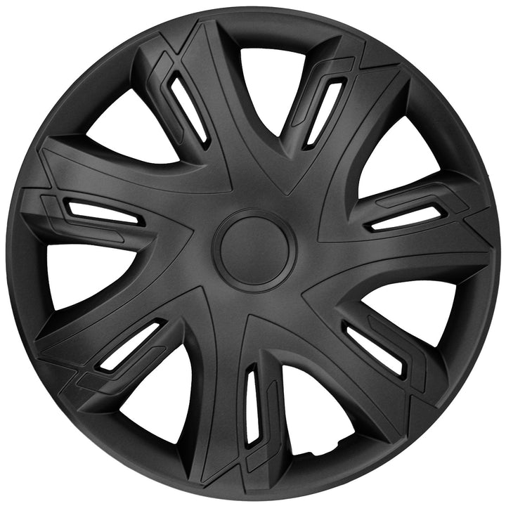 NRM N-Power 15" Universal Hub Cap Wheel Trim Matte Black 1 Piece