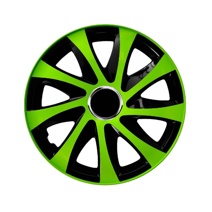 NRM Drift Extra Universal Cap Wheel Trim 13" Green-black 1 Piece