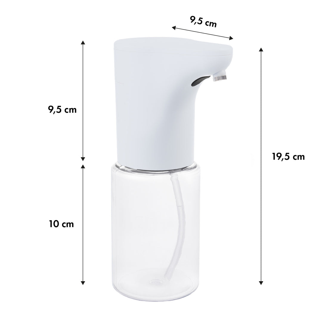 Promedix automatic dispenser, dispenser container for liquid soaps, disinfectant liquids, 300ml, 4xAA, white, PR-540 W