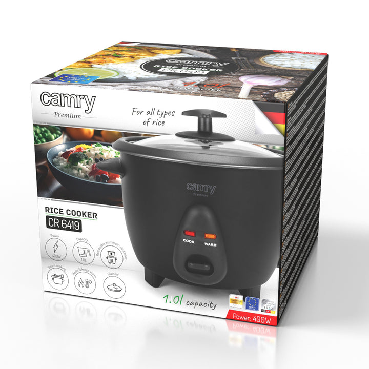Camry rice cooker, capacity 1.0 L, power 400W, CR 6419
