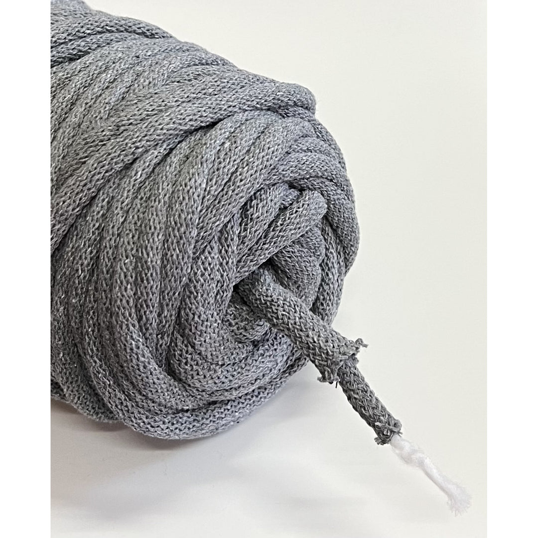 WAS, cotton cord with polyester core, braided, 9mm, 50m, dark gray