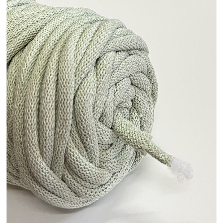 WAS, cotton cord with polyester core, braided, 9mm, 50m, olive green