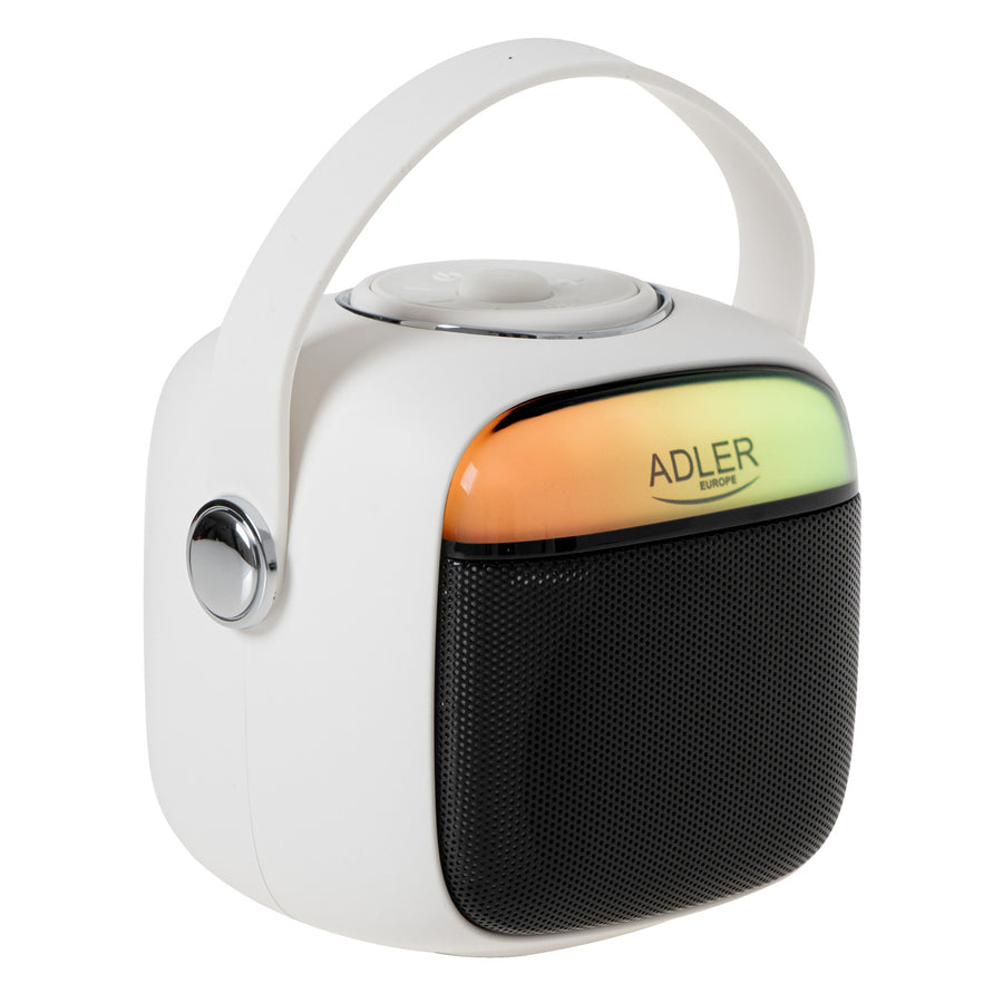 Adler wireless speaker, with microphone, for karaoke, Bluetooth, AD 1199 W.