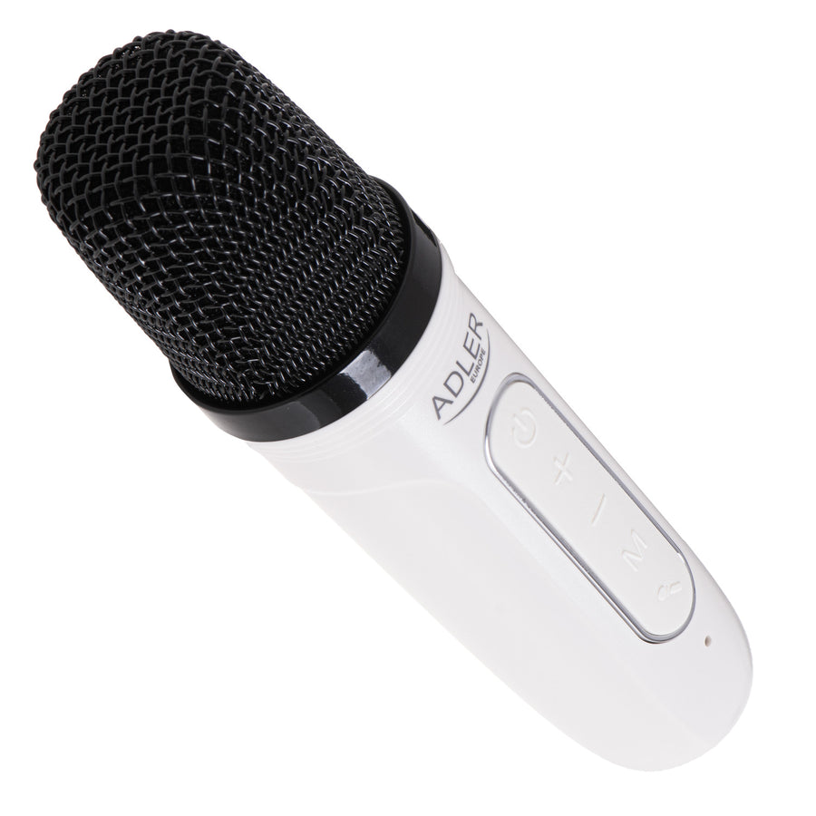 Adler wireless speaker, with microphone, for karaoke, Bluetooth, AD 1199 W.