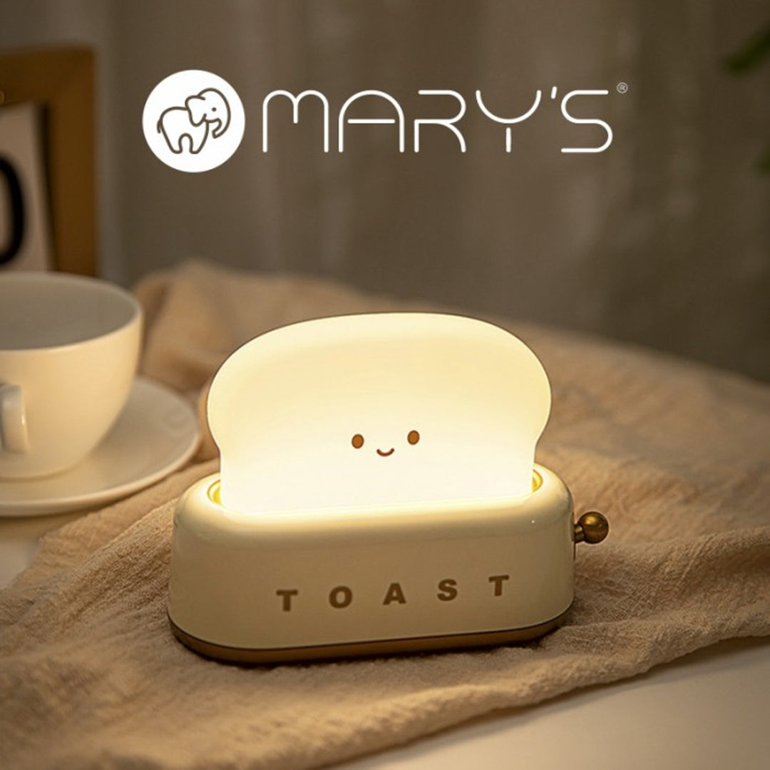 Mary's Children's Night Light - Yellow Toaster Design, 3000K, USB Powered, Model MW20722