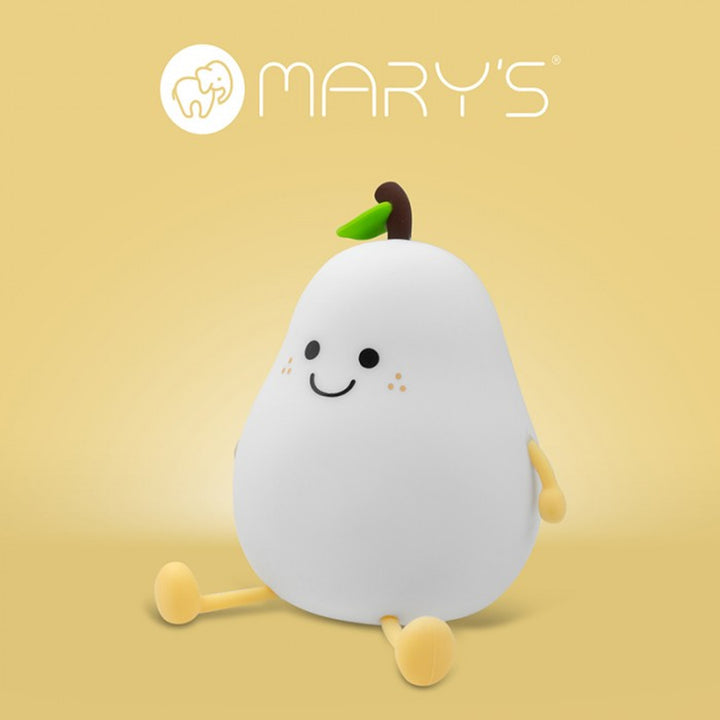 Mary's Children's Night Light - Pear Design, 3000K, USB Powered, Model MW20542