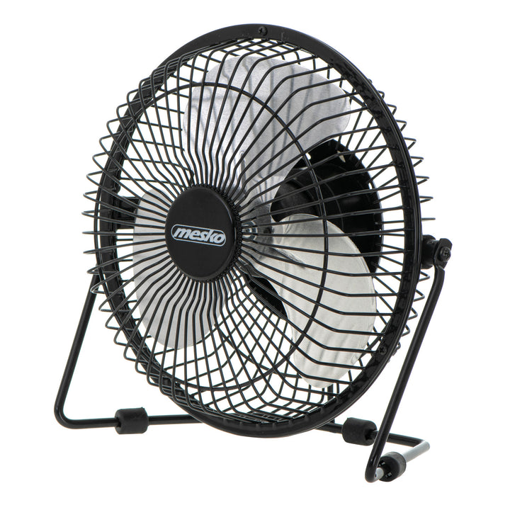 Mesko Desk Fan, 15 cm diameter, USB-powered, vertical oscillation, MS 7322