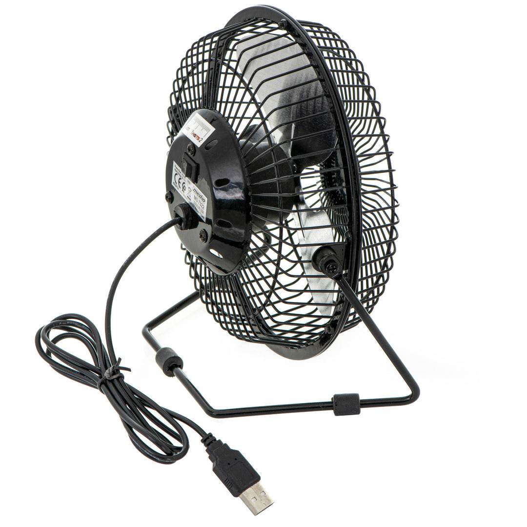 Mesko Desk Fan, 15 cm diameter, USB-powered, vertical oscillation, MS 7322