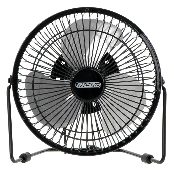 Mesko Desk Fan, 15 cm diameter, USB-powered, vertical oscillation, MS 7322