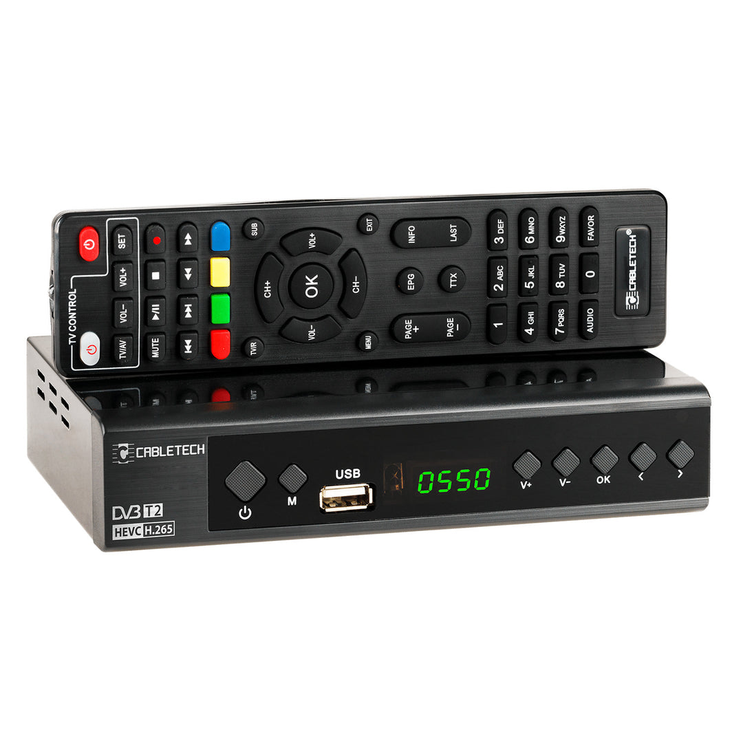 DVB-T2 H.265 HEVC Tuner/Decoder KrugerMatz KM0550D with EPG, PVR, and Timeshift