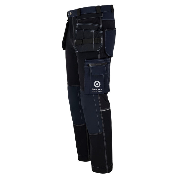 Avacore belt pants, stretch, cordura, black and navy blue, size 48, Avaflex