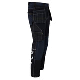 Avacore belt pants, stretch, cordura, black and navy blue, size 64, Avaflex