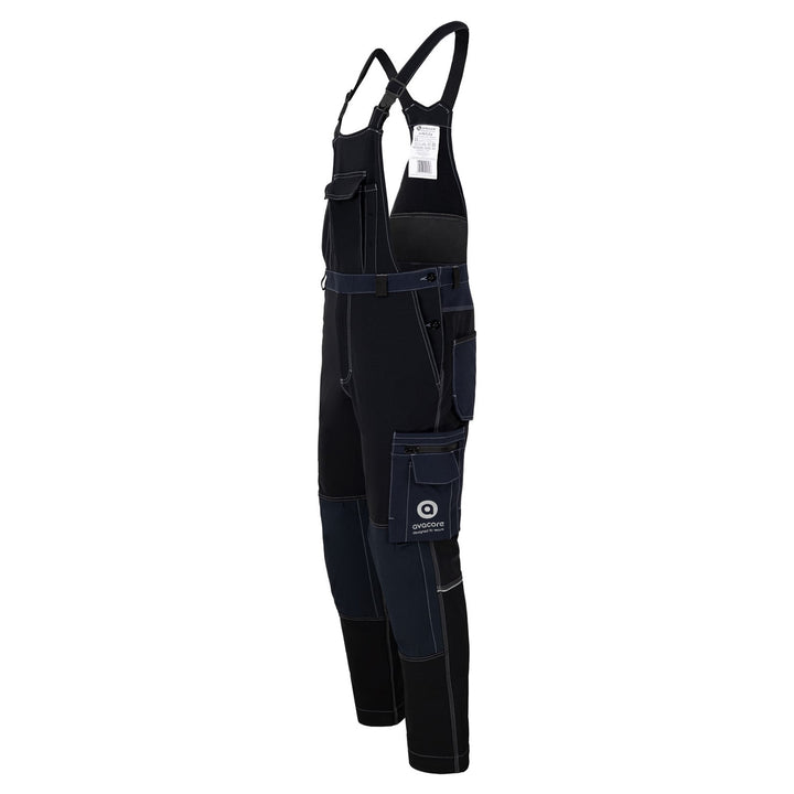 Avacore dungarees pants, stretch, cordura, black and navy blue, size 64, Avaflex