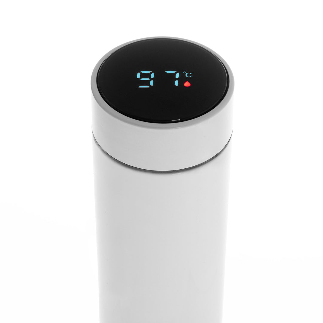 Adler thermos flask, LED touchscreen display, 473 ml capacity, white, AD 4506