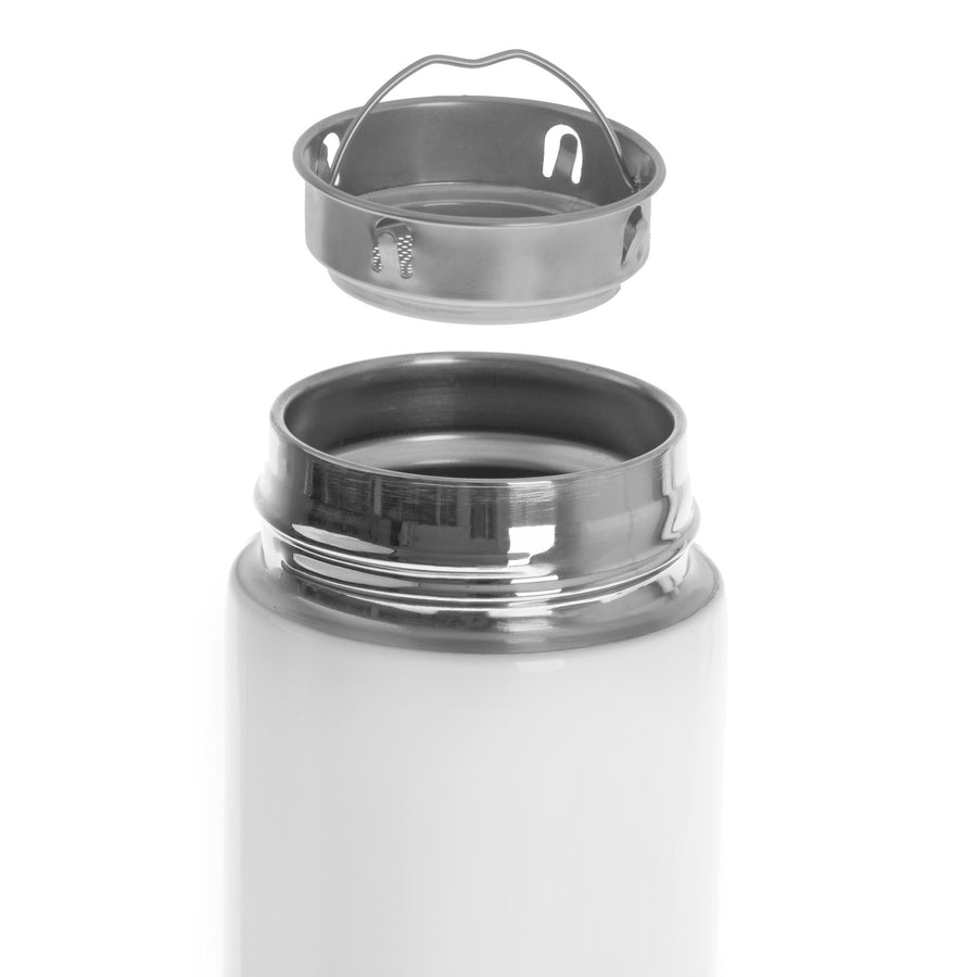 Adler thermos flask, LED touchscreen display, 473 ml capacity, white, AD 4506