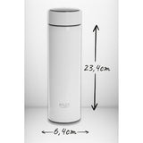 Adler thermos flask, LED touchscreen display, 473 ml capacity, white, AD 4506