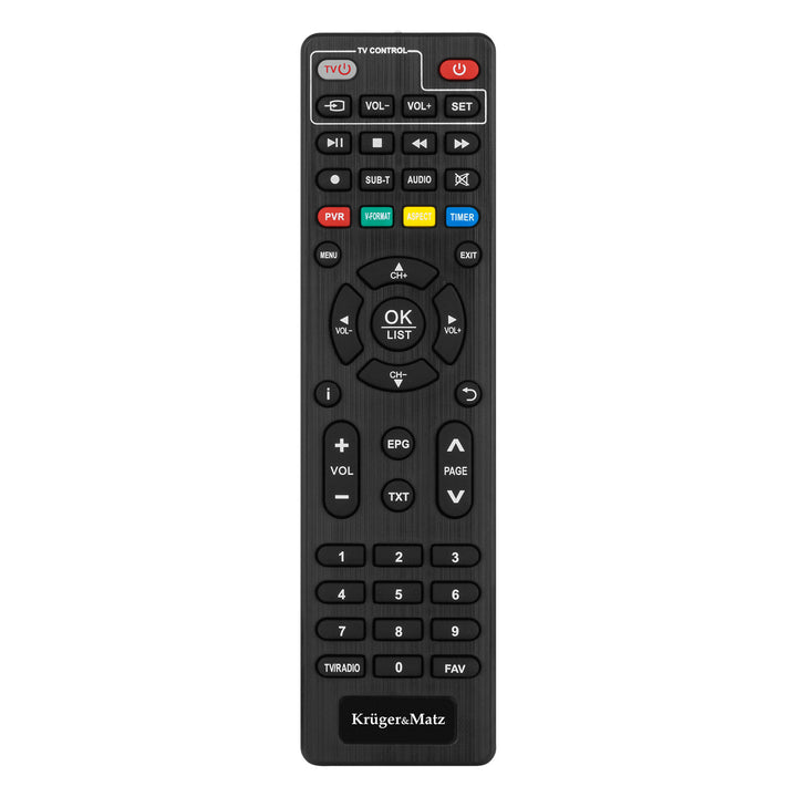 KM0550D DVB-T2 Tuner and Decoder with H.265 HEVC, EPG, PVR, and Timeshift by Kruger&Matz