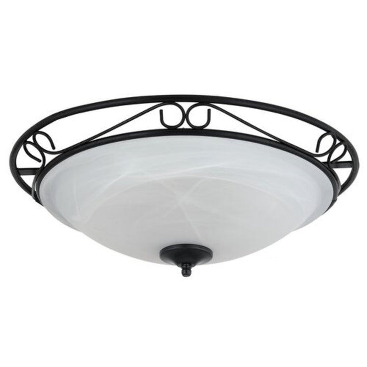 Rabalux ceiling lamp, 3xE27, metal, black, Athen