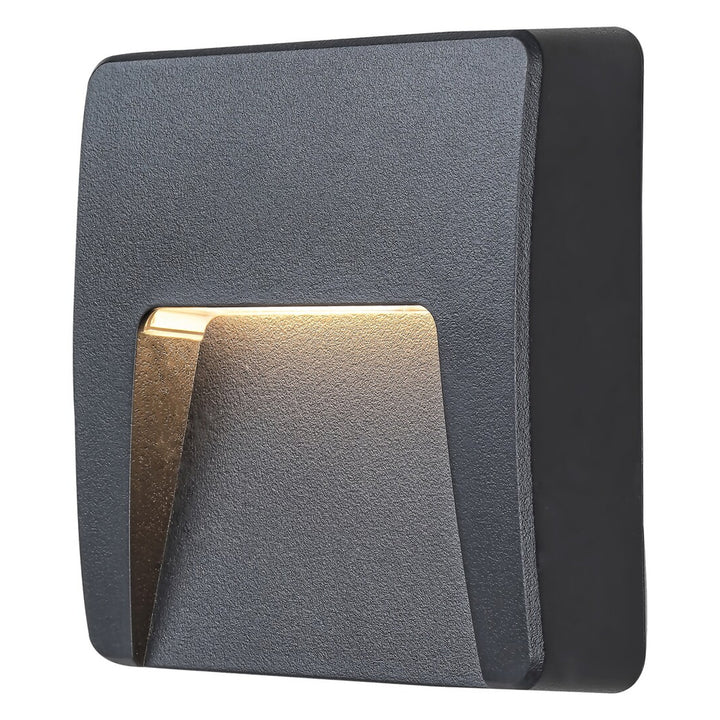 Rabalux wall lamp, outdoor, IP65, LED 3W, anthracite, Trento