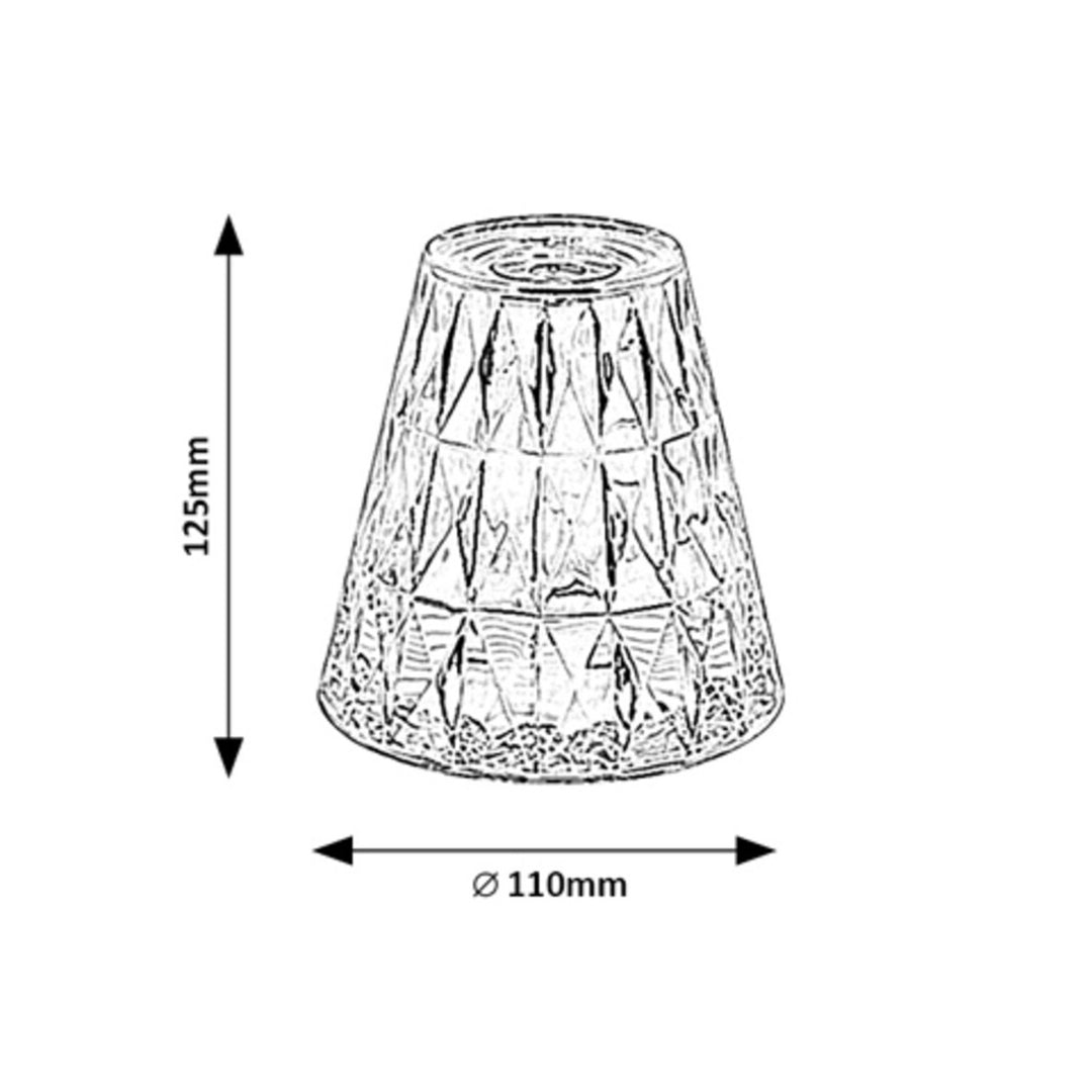 Decorative Rabaux lamp, table lamp, 2W LED, RGB, Siggy