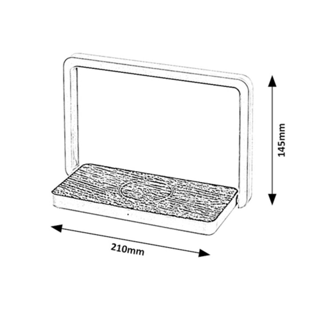 Rabalux desk lamp, 4W LED, QI inductive charger, Buldus