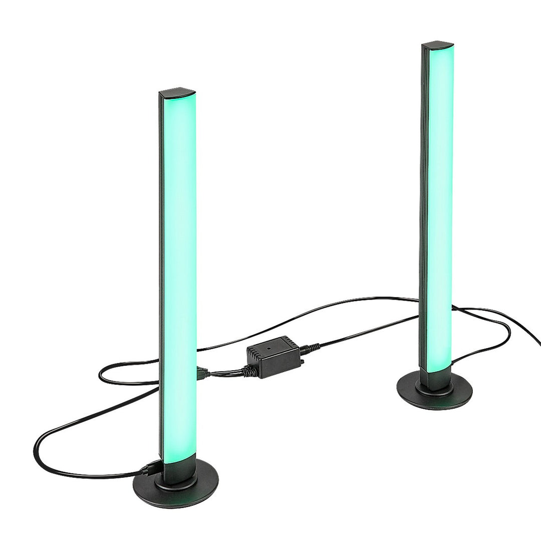 Rabalux standing lamp, floor lamp, 5W LED, RGB, black, Paco