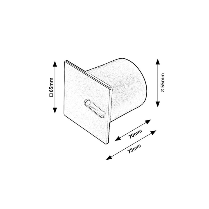 Rabalux stair light, LED 3W, warm white, white color, Boven