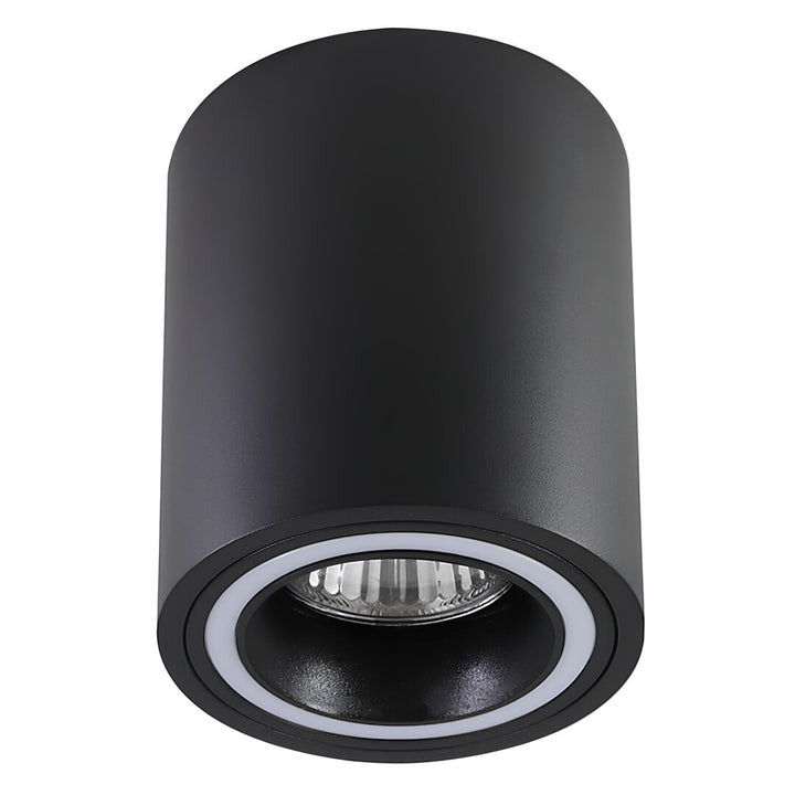 Rabalux ceiling luminaire, GU10 socket, max 25W, black, Kobald