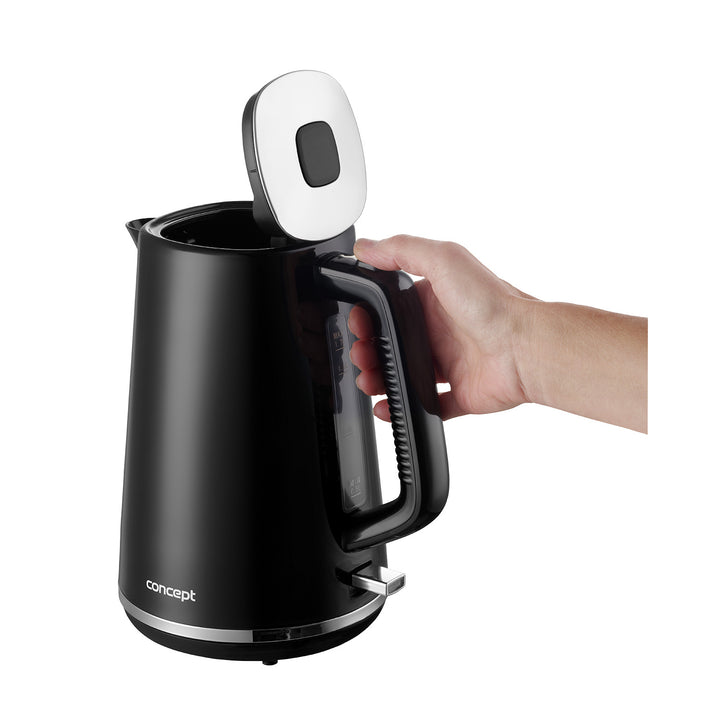 Concept electric kettle, 2200W, 1.7l, black, RK2375