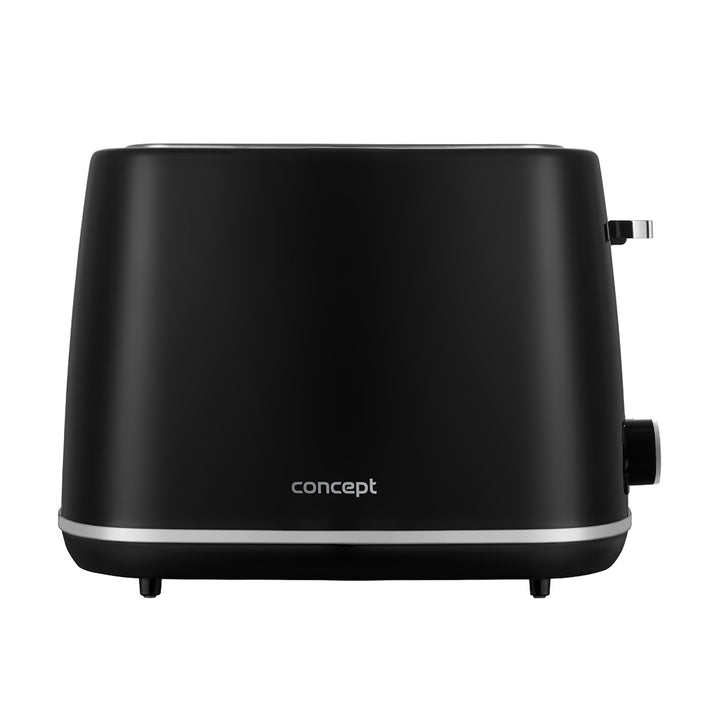 Concept electric toaster, 930W, 7 degrees of browning, black, TE2075