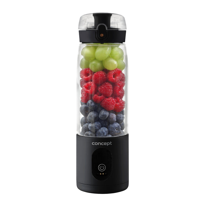 Concept personal blender, 600 ml, rechargeable Li-Ion, black, FitMaker SM4001