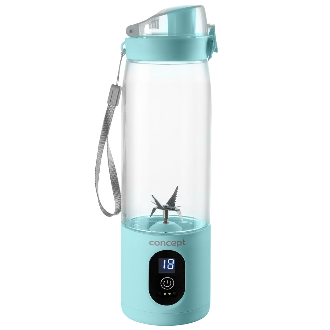 Concept personal blender, 600 ml, rechargeable Li-Ion, blue, FitMaker SM4002