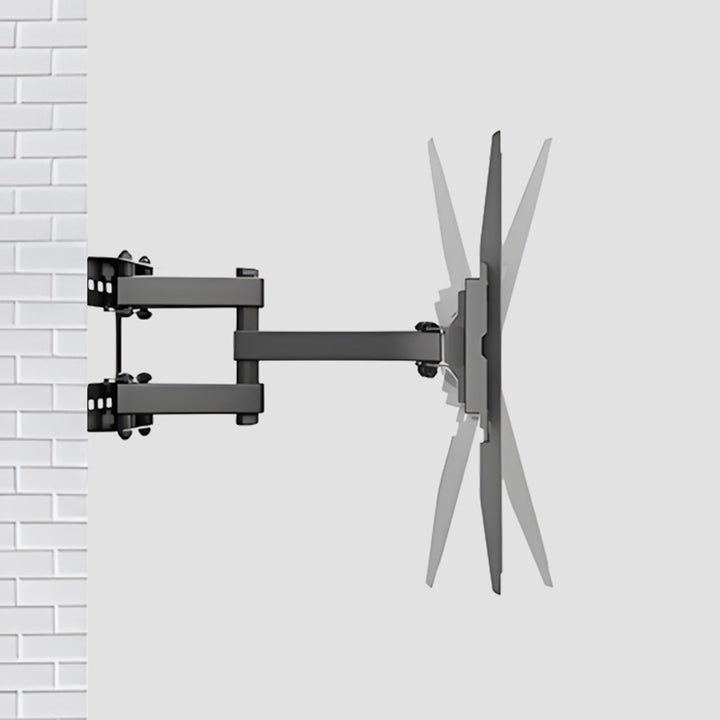 Maclean TV Mount, max VESA 400x400, 32-75", 50kg, horizontal and vertical angle adjustment, profile 80-380mm, black, MC-788