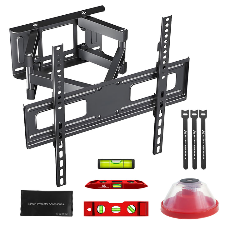 Maclean TV Mount, max VESA 400x400, 32-75", 50kg, horizontal and vertical angle adjustment, profile 80-380mm, black, MC-788