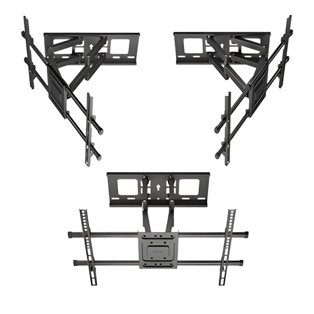 Maclean TV Mount, max VESA 600x400, 32-85", 60kg, horizontal and vertical angle adjustment, profile 65-390mm, black, MC-789