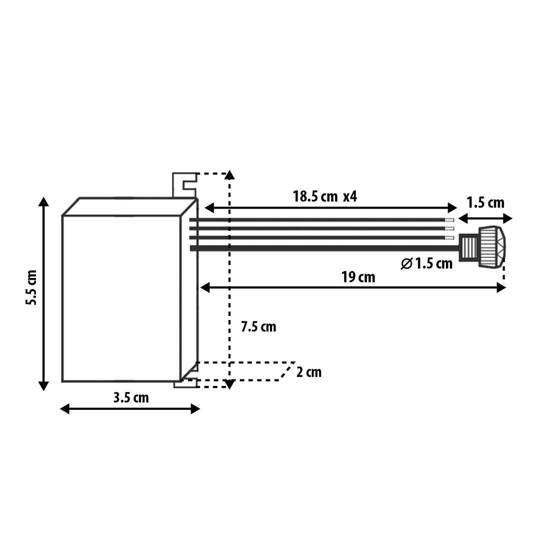 Maclean twilight sensor, with external probe, 12-24V DC MCE34 V