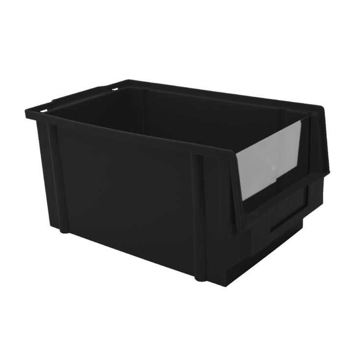 Stabibox 2 Black Workshop Storage Tray – Durable, Stackable Solution for Tools and Parts